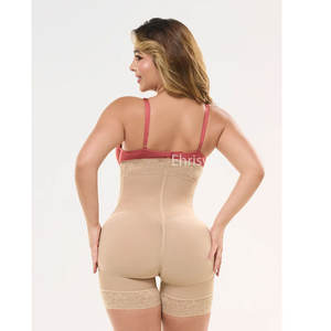 مشد يعزز الأرداف والوركين بتأثير غير مرئي، مقاسات كبيرة، سروال داخلي مبطن لتعزيز المؤخرة والتحكم في البطن - Product Image 3