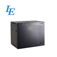 Boîtier d'armoire de serveur professionnel 19 pouces 12U 600 450mm usine ciblée pour les produits d'utilisation de centre de données en stock