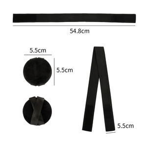 Outil d'extension de cheveux Logo personnalisé Bande de perruque avec couvre-oreilles Bandes de tête à bord tressé réglable à la mode Bande de perruque de protection - Product Image 4