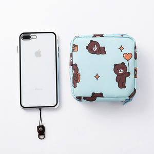 Bolsas de Almacenamiento de Toallas Sanitarias Coreanas con Diseño de Oso Adorable, Gran Capacidad, Bolsa Organizadora de Tampones para el Periodo Fisiológico, Mini Bolsa de Dibujos Animados para Niñas - Product Image 3