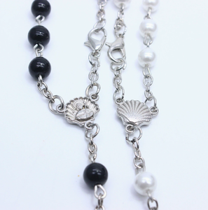 Set <span class=keywords><strong>de</strong></span> Rosario con Perlas <span class=keywords><strong>de</strong></span> Concha <span class=keywords><strong>de</strong></span> <span class=keywords><strong>Santiago</strong></span>, Brazalete Religioso Católico, Regalo, Cuentas <span class=keywords><strong>de</strong></span> Oración - Product Image 2