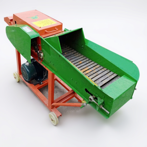 Nouvelle machine à couper l'herbe à moteur diesel en acier inoxydable, broyeur manuel de paille/casse-paille, haute capacité pour la production d'aliments pour animaux - Product Image 1