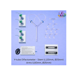 Olfactómetro en Forma de Y con Vástago de 120 mm, Brazos de 80 mm y Diámetro de 25 mm para Investigación Comportamental de Insectos y Estudios de Bioensayo - Product Image 3