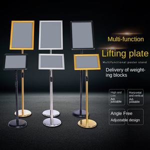 ป้ายสแตนเลส A4พับได้ป้ายแสดงเมนูป้ายสไตล์ทันสมัยสำหรับใช้ในคลังสินค้า - Product Image 2