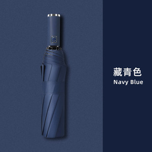 12 Folding <b>Umbrella</b> <b>Windproof</b> Sunblock <b>Umbrella</b> Automatic Rain Men's and Women's Luxury Business <b>Umbrella</b> Sunshade - Product Image 2