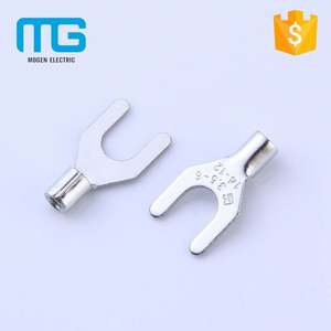 保護スリーブなしのSnbフォーク非絶縁スペード銅端子ラグ - Product Image 5