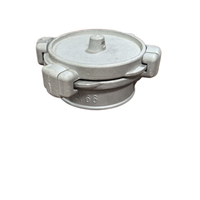 Embout aveugle attaché à la chaîne pour la protection contre l'incendie Équipement de lutte contre l'incendie en aluminium pour tuyaux d'incendie et accessoires de bornes-fontaines