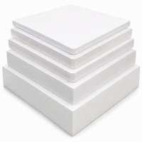 Plaque en PVC rigide blanc 1220x2440mm, plaque en plastique 4 * 8 pieds, 3mm 4mm 5mm, plaque décorative en PVC