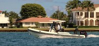 Bateaux semi-rigides en aluminium RHIB RIB pour 14 personnes, 750 cm, PVC Mehler avec cabine à toit rigide, luxe, pour relevés, logo personnalisé Chine