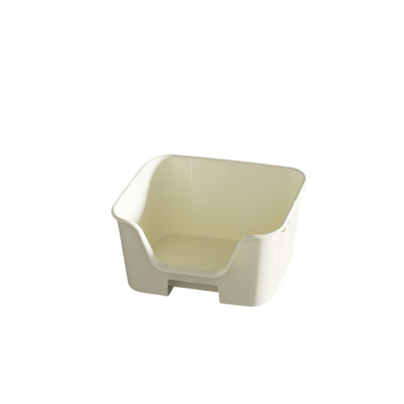 Small Stepped Litter Box [Off-White]