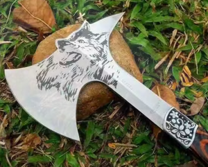 Factory Price Multi-purpose Use Different Color Wooden <b>Handle</b> Damascus Steel <b>Axes</b> High Quality Most Popular Design Damascus <b>Axes</b> - Product Image 2
