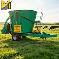 Mélangeur vertical TMR monté sur tracteur pour l'alimentation et le mélange d'ensilage des bovins en élevage – Offre Spéciale