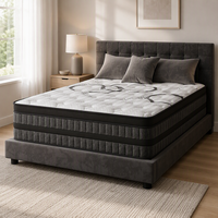 Matelas hybride compressé et enroulable de luxe léger