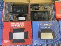 Photographie professionnelle rechargeable Pro 800 RGB LED Panel Light, Studio Light 3200-6500K avec trépied pour l'enregistrement vidéo