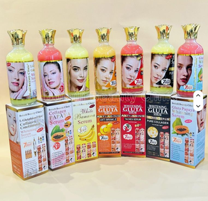 Eest מכירת 100 מ "ל פנים סרום יופי טבעי העור טיפול אנטי-קמטים כתמים כהים סופר הלבנה קולגן גלוטה ויטמין C סרום <span class=keywords><strong>h</strong></span> - Product Image 4