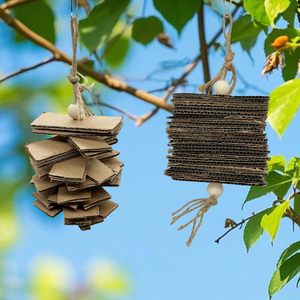 Confezione da 2 Giocattoli da Masticare per Pappagalli Piccoli, Giocattoli Naturali in Cartone da Appendere per Uccelli, per Pappagallini, Cacatua, Parrocchetti, Agaporni, Canarini - Product Image 6