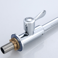 Robinet de cuisine SANIPRO moderne pour évier à légumes, en acier inoxydable chromé, robinet à eau froide simple