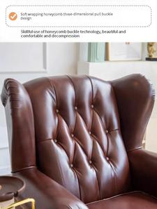 Sofá Chesterfield de Lujo para Salón, Sillón Club, Fabricación en Fábrica, Venta al por Mayor, Estilo Antiguo - Product Image 5