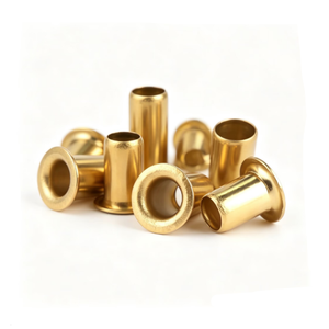 Rivets en cuivre creux de haute qualité du fabricant, rivets à tête plate à double face en laiton pour PCB, à travers trou - Product Image 1