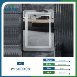 Specchio da bagno a LED Smart moderno con Touch Control e Anti-appannamento - Product Image 1