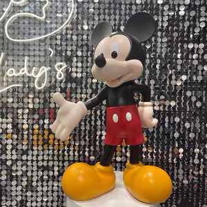 Escultura de <span class=keywords><strong>Mickey</strong></span> en Resina, Artesanía Personalizada en Resina, Decoración para el Hogar, Estatua de Ratón, Arte en Resina de <span class=keywords><strong>Mickey</strong></span> para Decoración Navideña - Product Image 2