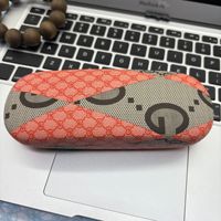 Étui de rangement rigide en cuir PU, design simple et créatif, boîte en fer portable, sac à lunettes imprimé et tissé, pour hommes, femmes, étudiants, lunettes de myopie, Chine