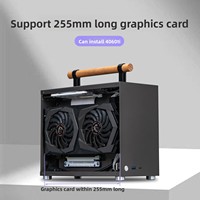 Boîtier de serveur AI Lobster Open Claw en aluminium P16, format A4, tout aluminium, 1U, alimentation, mini-boîtier ITX, USB 3.0