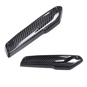Cache-tuyau d'échappement léger en fibre de carbone sèche 3K brillant à tissage sergé pour F900R F900XR 2020-2026 - Product Image 1
