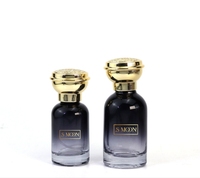 Flacon de parfum rond en verre de 30 ml, 50 ml, 100 ml avec pulvérisateur à pompe, atomiseur vide rechargeable pour huiles essentielles, fabrication de parfums DIY
