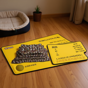 Set di Quattro Tappetini Antiscivolo per Cani con Disegni Cartoon, Tappetini per Animali Domestici per Tutte le Stagioni - Product Image 3