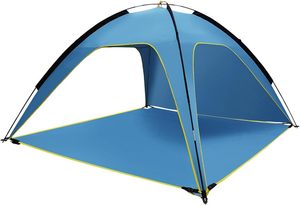 Tente de <span class=keywords><strong>plage</strong></span> extérieure avec protection UV 50+, abri pare-soleil, cabane pour le camping, les sports, les voyages, la pêche, le jardin - Product Image 5