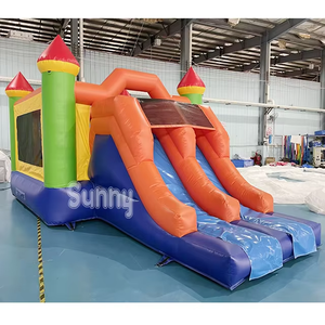 Gran Castillo Hinchable Temático <span class=keywords><strong>de</strong></span> Frozen con Tobogán para Niños, Casa <span class=keywords><strong>de</strong></span> Brinco Inflable para Exteriores - Product Image 4