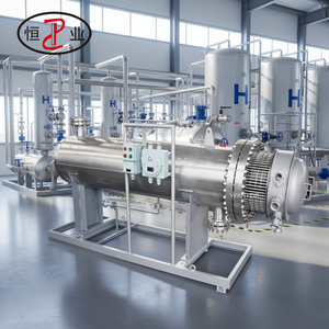 Chauffage de process électrique en acier inoxydable certifié ATEX IECEX 520 kW sur skid pour préchauffage de mélange gaz hydrogène syngaz dans l'industrie pétrochimique - Product Image 2