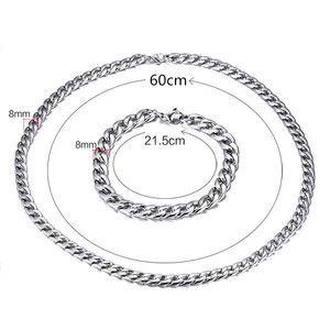 สร้อยคอฮิปฮอปแบบ Cuban Link สำหรับผู้ชาย - ชุบทอง สแตนเลสสตีล ไม่ลอก ไม่ซีดจาง เครื่องประดับที่ทนทานและโดดเด่น - Product Image 3