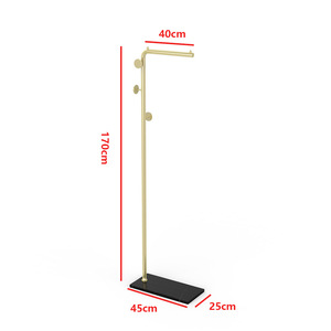 Perchero Metálico Multifuncional de Pie para Ropa y <span class=keywords><strong>Abrigos</strong></span>, para Dormitorio, Estilo Moderno y de Lujo para el Hogar - Product Image 5