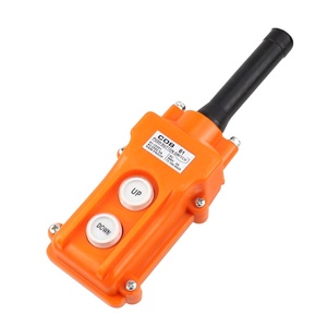 Saklar Tombol Tekan Kontrol Crane COB61 IP67 Tahan Air 1NO Saklar Hoist Elektronik Plastik - Product Image 1