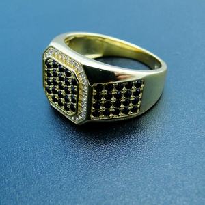 แหวนเงินแท้ 925 ชุบทองสำหรับผู้ชาย - Product Image 2