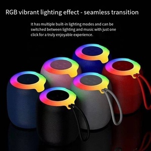 <span class=keywords><strong>Altavoces</strong></span> Portátiles Mini BT RGB Inalámbricos de 5W con USB/TF/FM, para Cine en Casa, Exteriores, Regalo Promocional, Venta al Por Mayor - Product Image 1