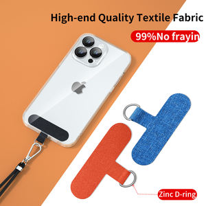 Coussinet de cordon universel durable en tissu Oxford avec clip arrière anti-perte avec logo personnalisé pour la fixation de la chaîne des téléphones mobiles - Product Image 2