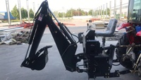 Heißer Verkauf Kleiner Garten 4x4 kompakter Bagger lader Mini Traktor Bagger lader mit Bagger lader und Frontlader
