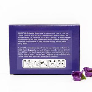Private Label Einweg-Nasenstreifen Physikalische Erweiterung Anti-Schnarch-Gerät Schlafunterstützung Nasenpad OEM - Product Image 2