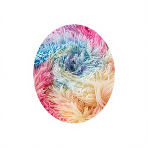 В наличии: 100% полиэстер, высококачественный велюр, трикотажная ткань с градиентным эффектом тай-дай, длинноворсовый плюш, ткань для лежаков для животных, подушек, ковров, игрушек, аксессуаров (производство Шанхай) - Product Image 1