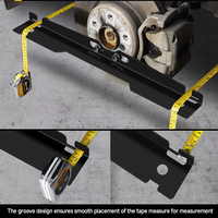 Kit d'Outils de Réglage de Géométrie Robuste, 2 Pièces, Plaques pour le Parallélisme avec Orifice de Suspension pour Divers Véhicules