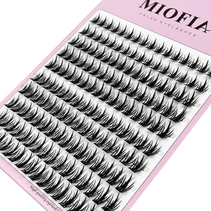 160 bouquets de cils en vison naturels, maquillage en grappe de cils MS, extension de cils individuels 3D russe, outil de pose de cils, vente en gros - Product Image 5