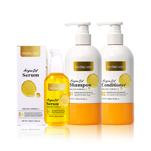 Champú para el Cabello con Aceite de Argán Sin Sulfatos de Marca Privada, Juego de Champú y Acondicionador con Aceite de Argán Natural y Orgánico al por Mayor - Product Image 1