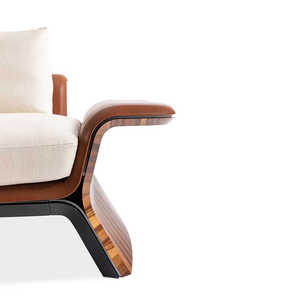 Juego de Sofás de Lujo Estilo Italiano para Sala de Estar, Madera Lacada, Diseño Elegante - Product Image 6