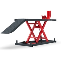 Outils de réparation électriques pour motos, comprenant des pinces détachables et des plateformes/bancs de travail pour le levage du cadre de moto.