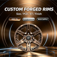 Rines de Aleación Personalizados 17x8.5 18x8.5 20x9 6x139.7 4x4 Estilo Beadlock para Nissan Navara Isuzu D-MAX Toyota FJ Cruiser