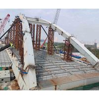 Kits de Estructura de Acero para Puentes Arqueados Prefabricados Modernos con Estándar Europeo de la Marca Senwang, Diseño de Modelo 3D