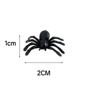 Plastic Black Spider Simulation Little Spider Mini Little Spider Halloween Decoration Accessories Spider Toy Decorations - Product Image 6